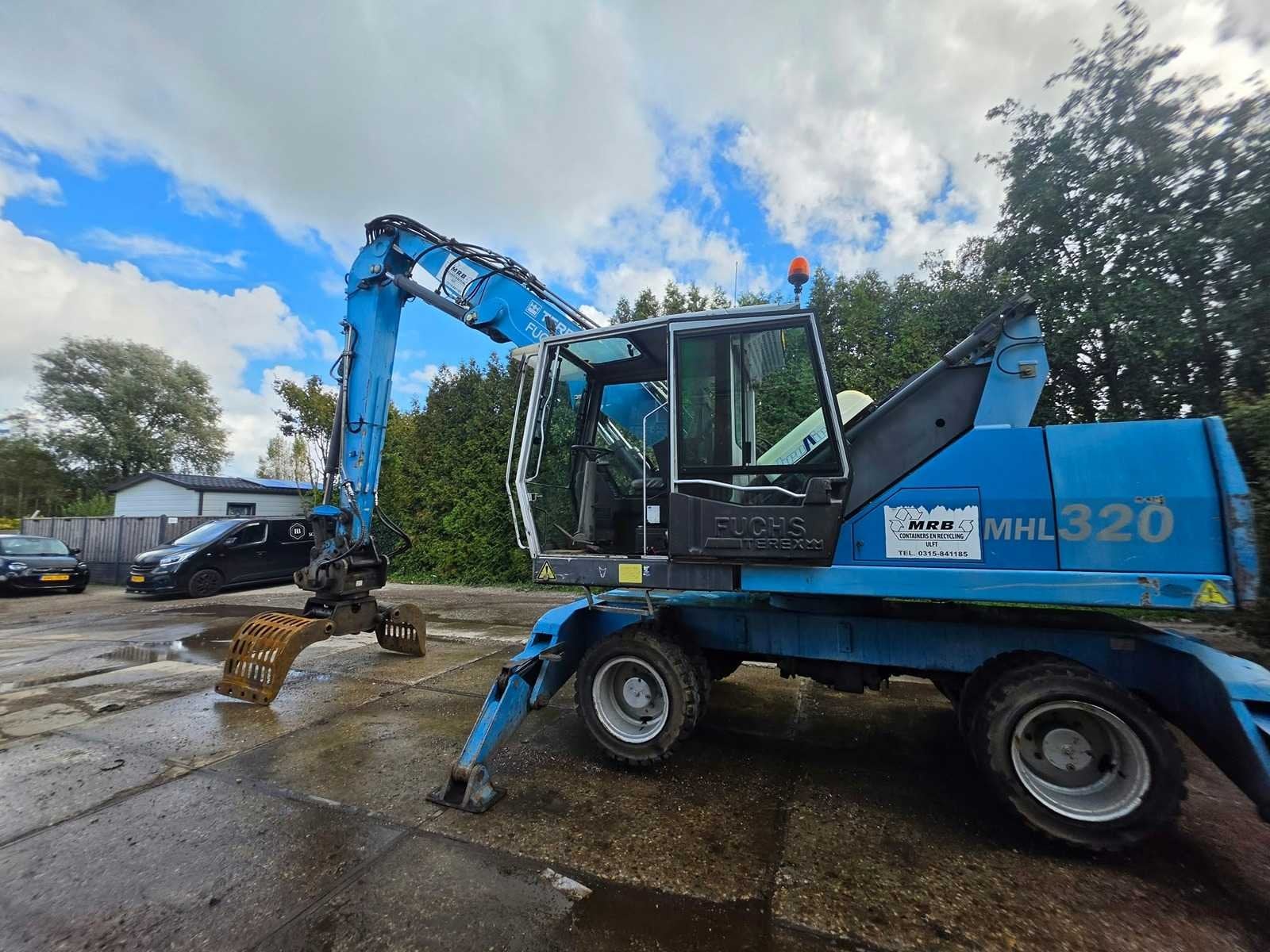2009 Terex Fuchs MHL 320 Overslagkraan, Kraan