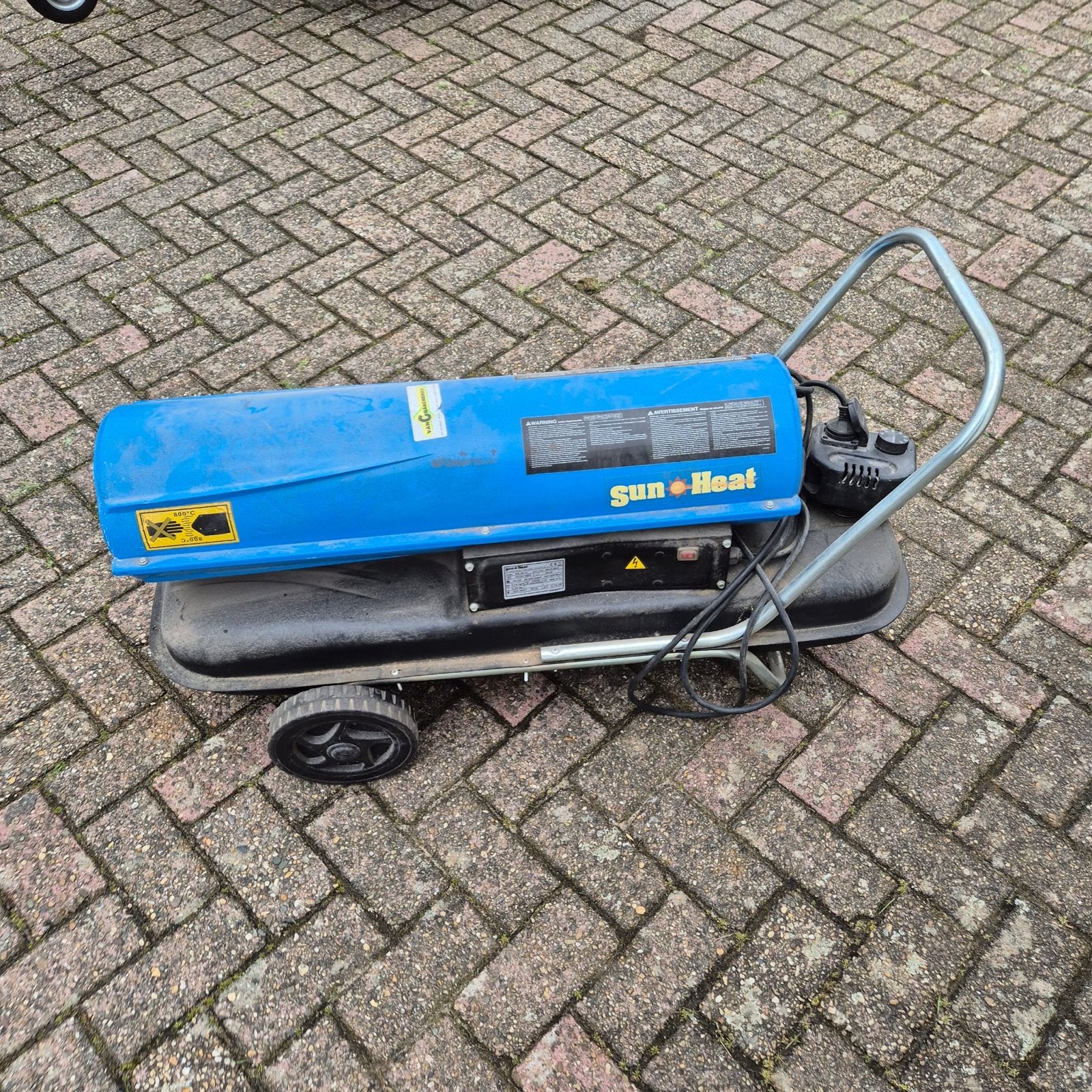 Sun Heat heteluchtkanon - krachtige verwarming, 30 tot 80 cm, Gebruikt, Kachel, Ophalen of Verzenden