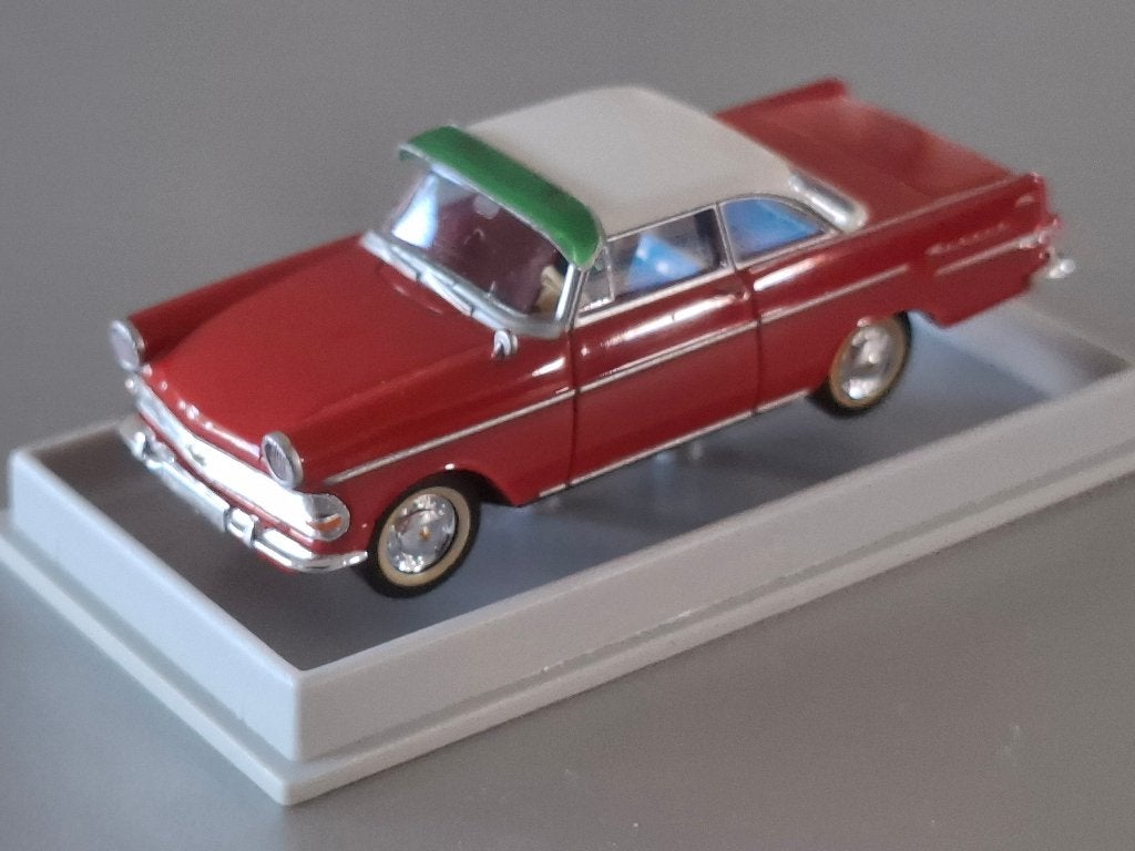 1:87 Opel Rekord PII Coupe rood Brekina in OVP € 10, Verzenden, Zo goed als nieuw, Auto, Brekina