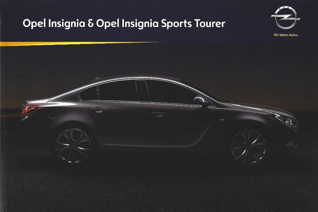 Brochure Opel Insignia 2012, Ophalen of Verzenden, Gelezen, Opel