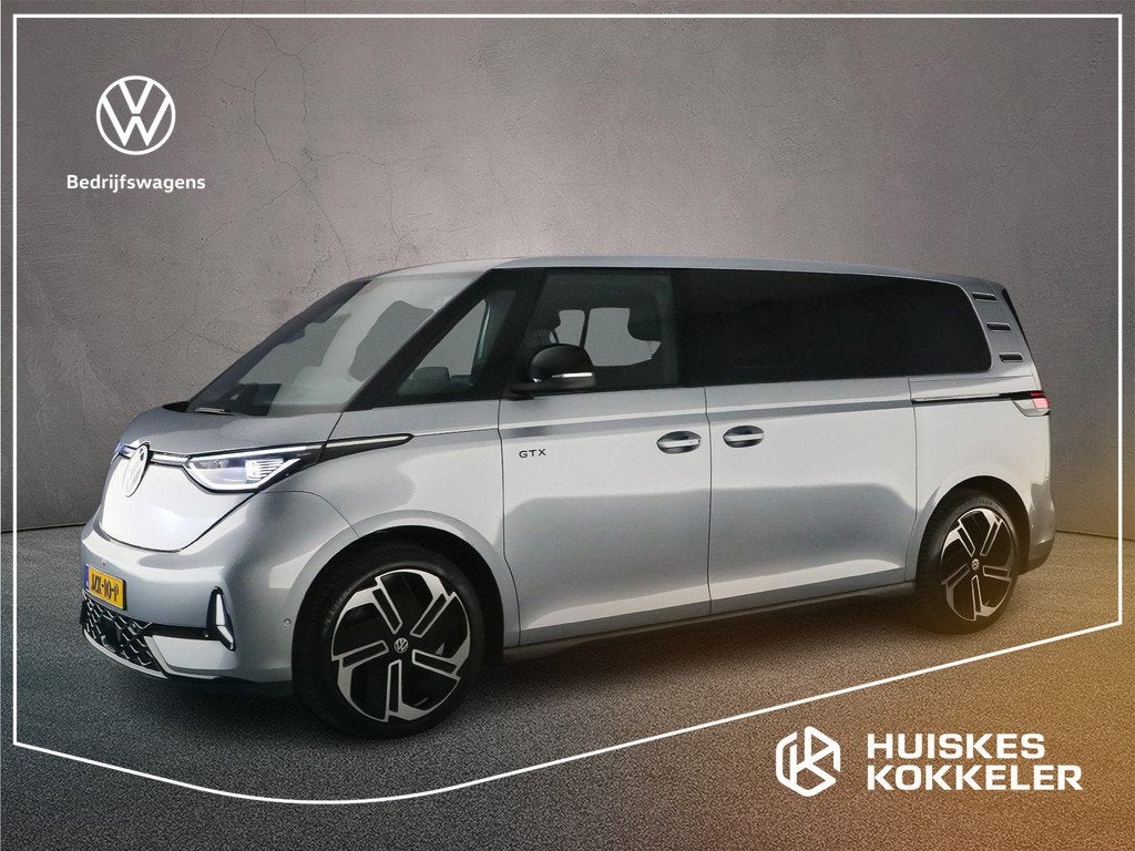 Volkswagen ID. Buzz GTX 340pk 4-Motion 7p.LWB 86 kWh | Harma, Auto's, Volkswagen, Automatische klimaatregeling, Zwart, 7 stoelen