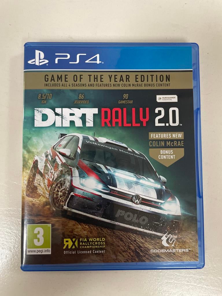 DiRT Rally 2.0 Game of the Year Edition PS4, Ophalen, Online, 1 speler, Racen en Vliegen