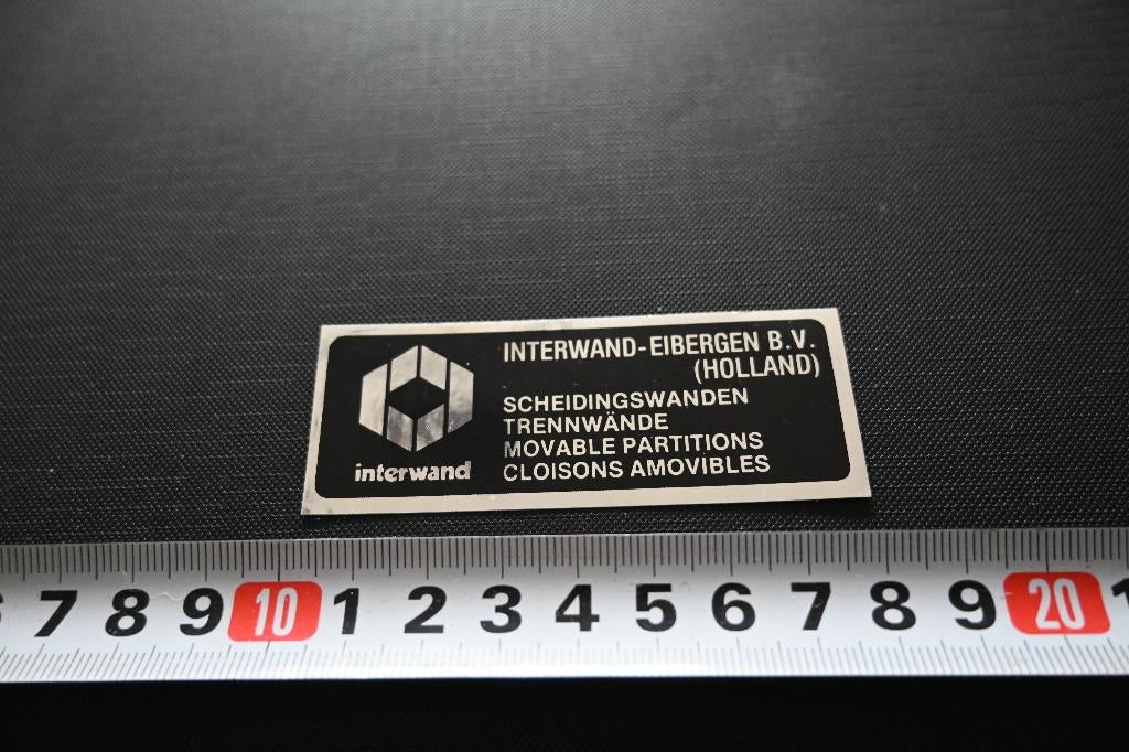 sticker folie interwand eibergen bv scheidingswanden, Ophalen, Zo goed als nieuw