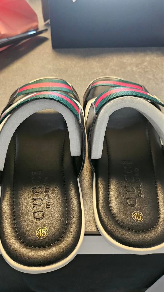 Gucci slippers, Kleding | Heren, Sandalen, Zwart, Nieuw, Ophalen of Verzenden