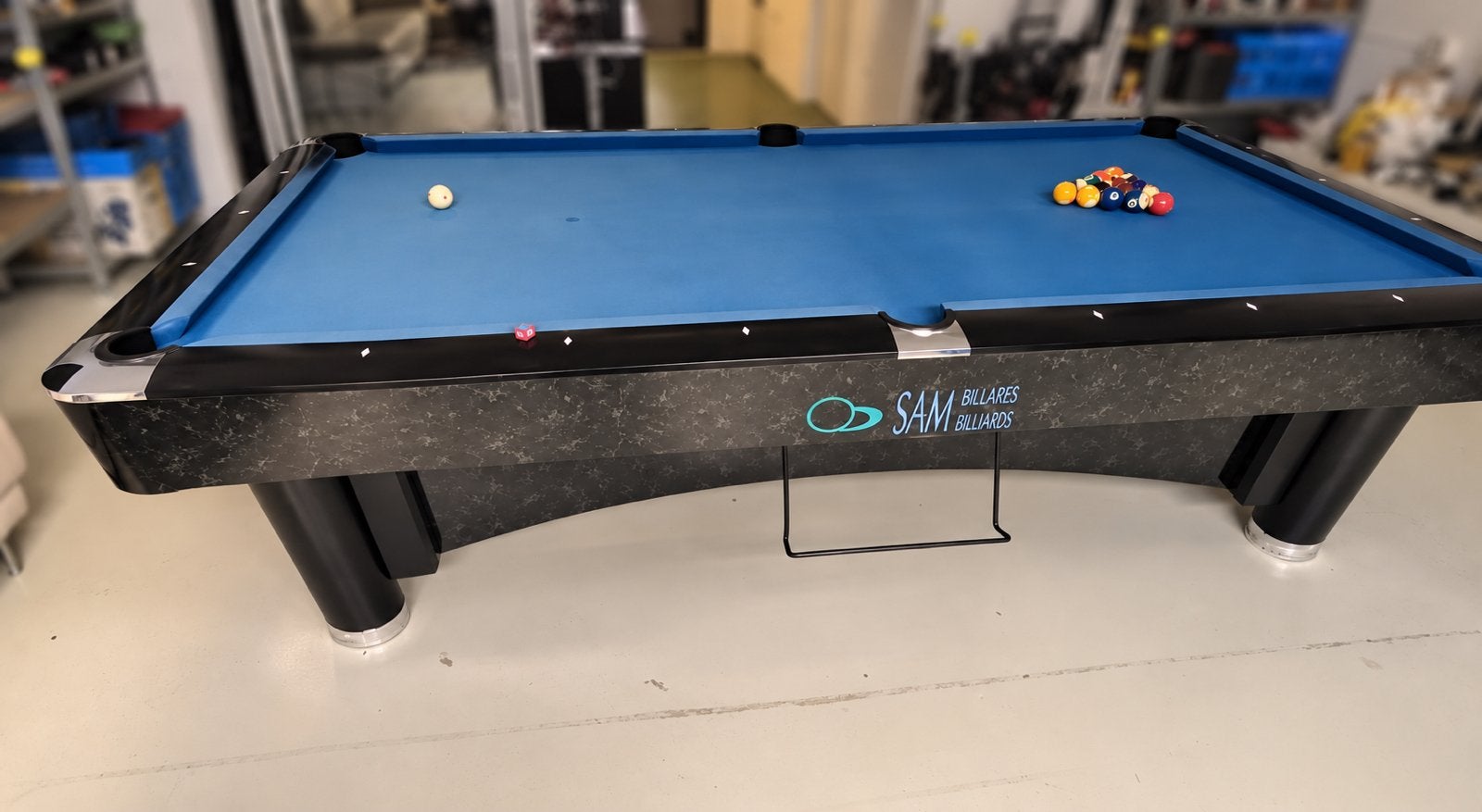 Sam K Steel 9FT Pooltafel, Ophalen, Zo goed als nieuw, Pooltafel