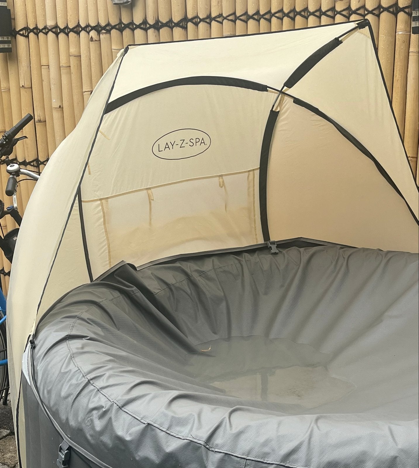 Lazy spa zonnescherm, Tuin en Terras, Bubbelbaden en Hottubs, Ophalen