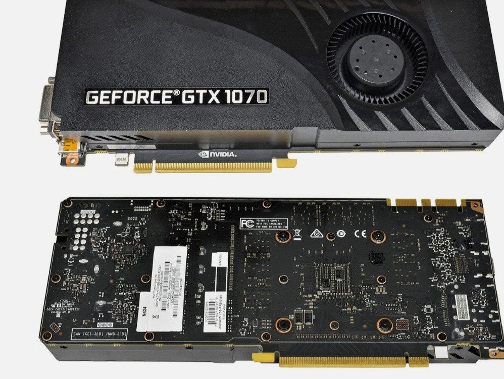 NVIDIA GeForce GTX 1070 Founders Edition Videokaart, Computers en Software, Videokaarten, PCI-Express 3, HDMI, Ophalen of Verzenden