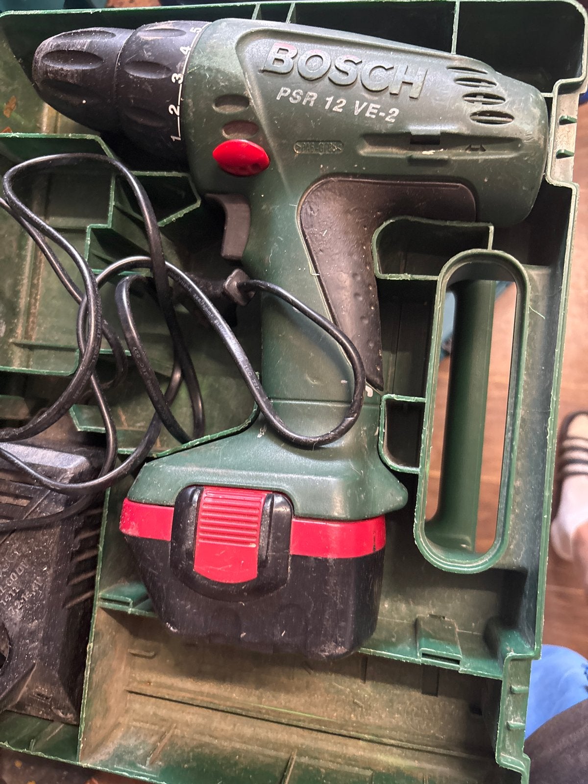 Bosch PSR 12 VE-2 Boor- en Schroefmachine - Werkt Prima, Ophalen, Gebruikt, Variabele snelheid, Boor- en Schroefmachine