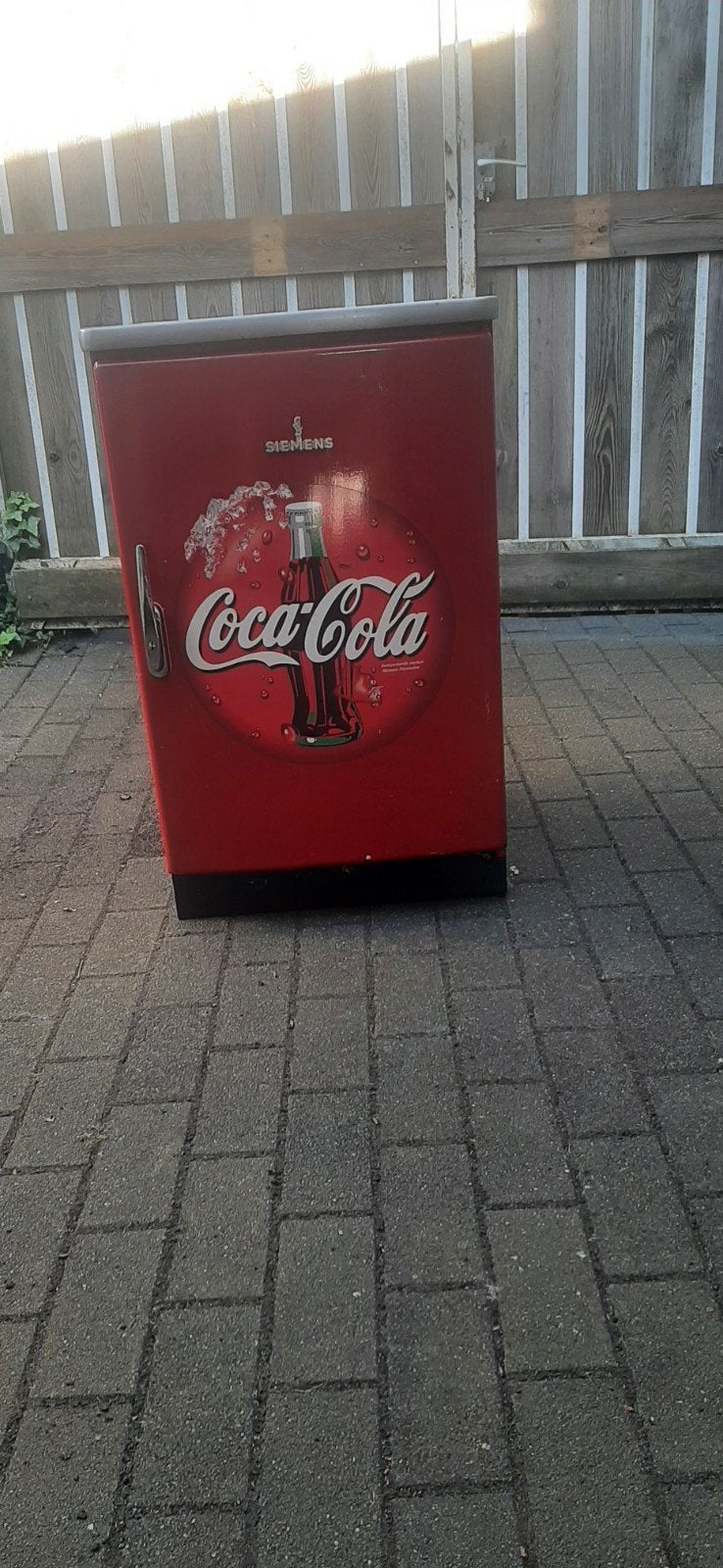 DEFECTE retro  coca cola koelkast, Ophalen, Gebruikt