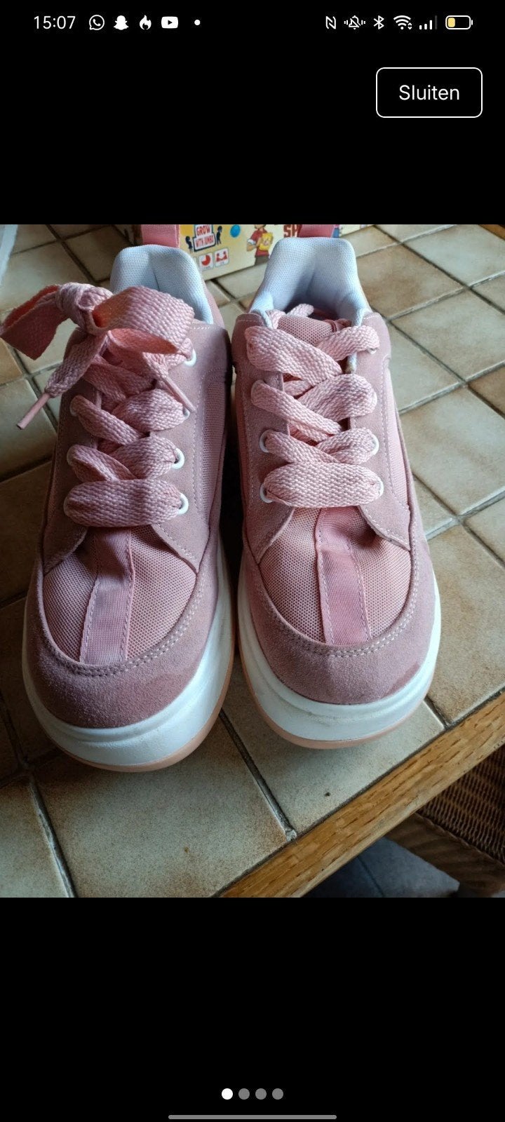 Asos schoenen, Ophalen of Verzenden, Zo goed als nieuw, Zwart, Sneakers of Gympen