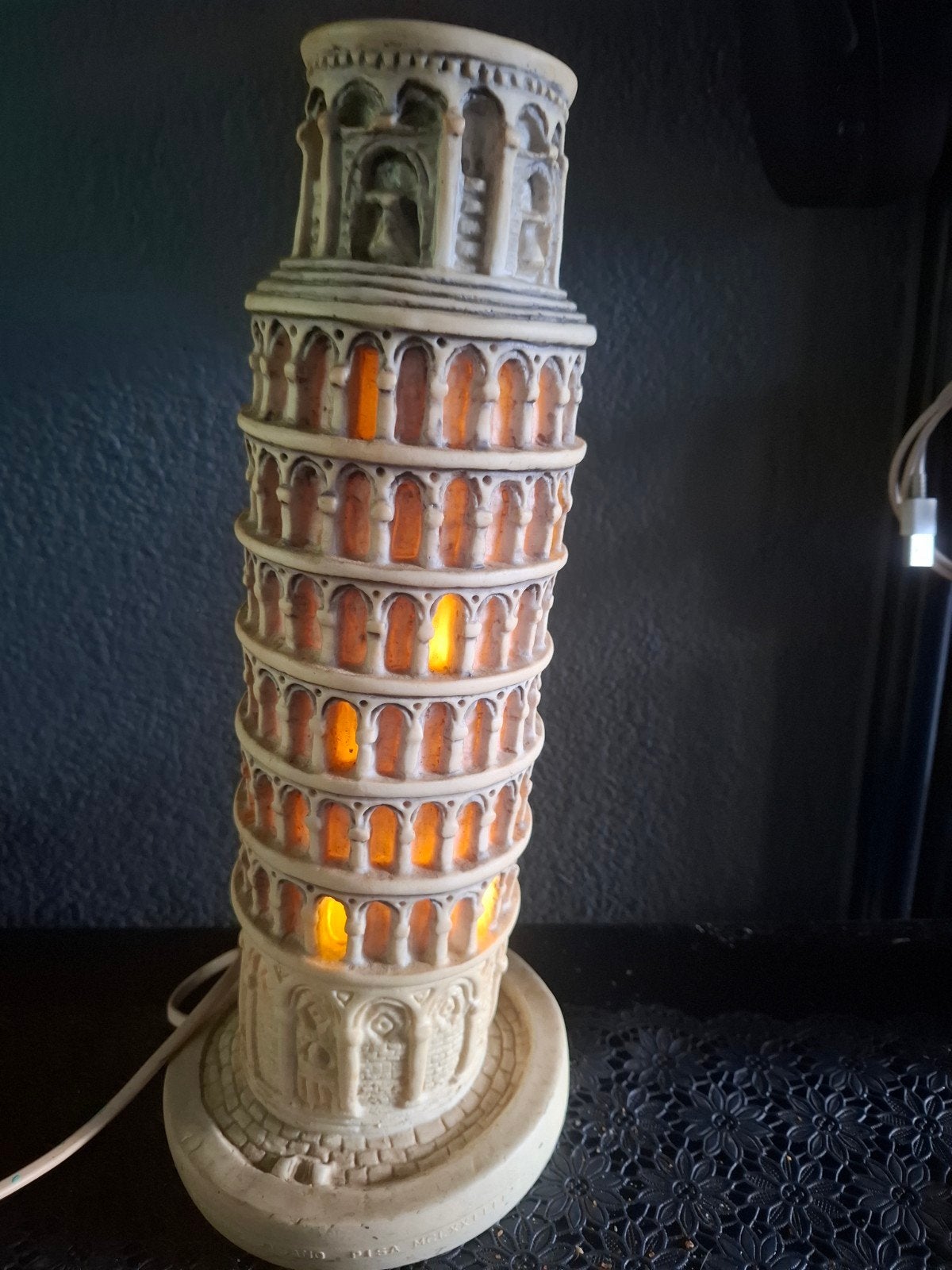 Toren van Pisa lamp - Unieke decoratieve verlichting, Ophalen, Gebruikt