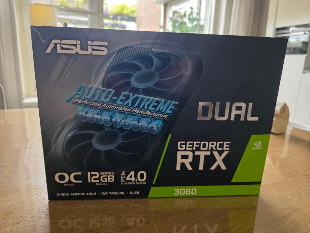 Asus Geforce RTX 3060 OC 12GB Gaming kaart, Computers en Software, Videokaarten, Ophalen of Verzenden, Nieuw, GDDR5, PCI-Express 4