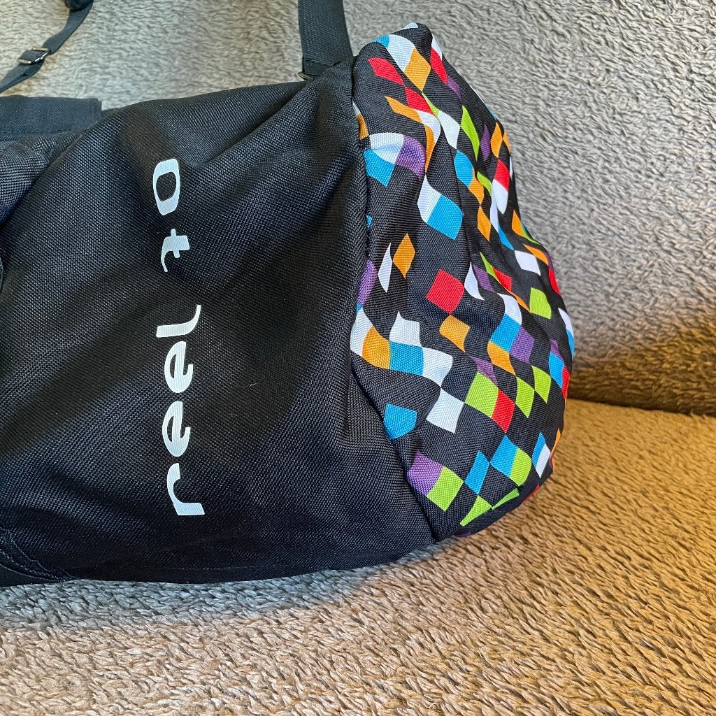 Reel 70 Zwarte weekendtas / sporttas, 40 tot 60 cm, 30 cm of meer, Zwart, Minder dan 35 cm