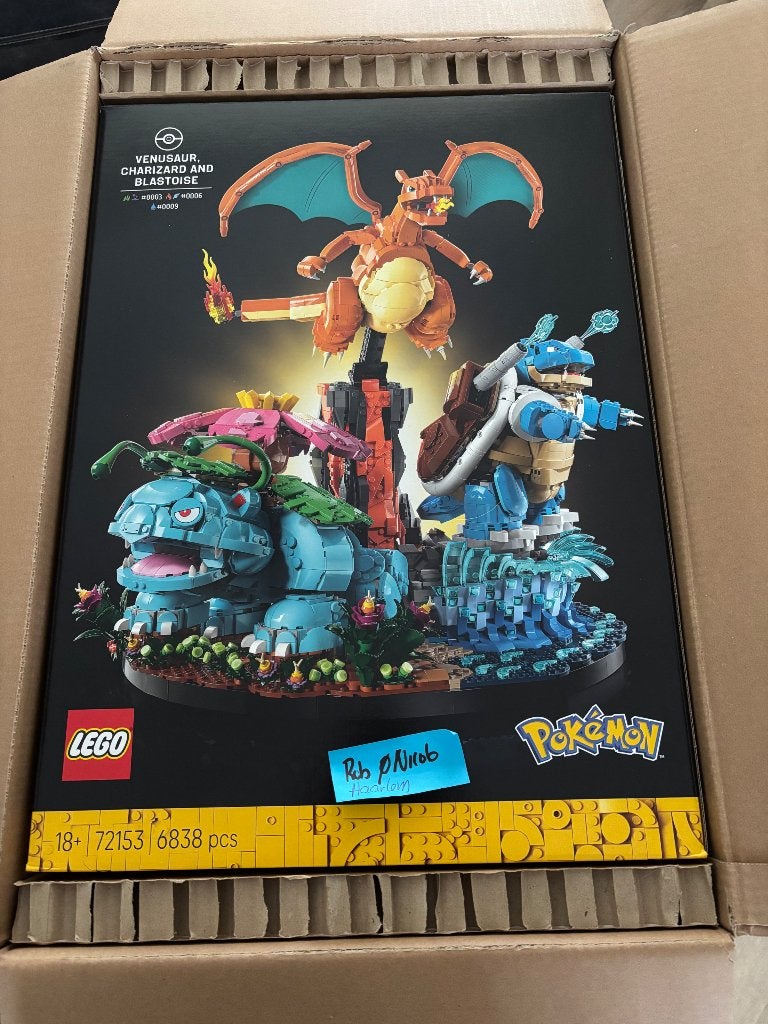 LEGO Pokemon 72153 BLASTOISE + BASE [NEW & SEALED] €475, Overige thema's, Lego, Nieuw, Ophalen of Verzenden