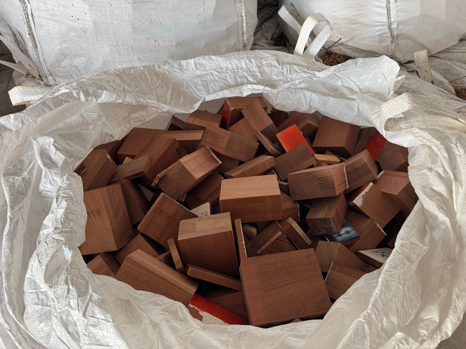 Hardhout blokken, Minder dan 3 m³, Ophalen, Overige houtsoorten, Blokken