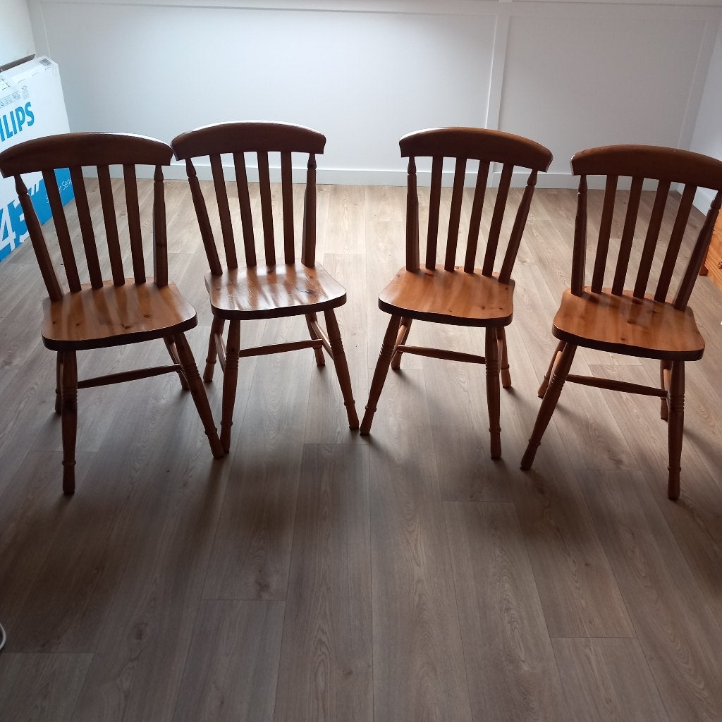 4 eetkamerstoelen GRATIS, Huis en Inrichting, Ophalen, Gebruikt, Overige kleuren, Vier