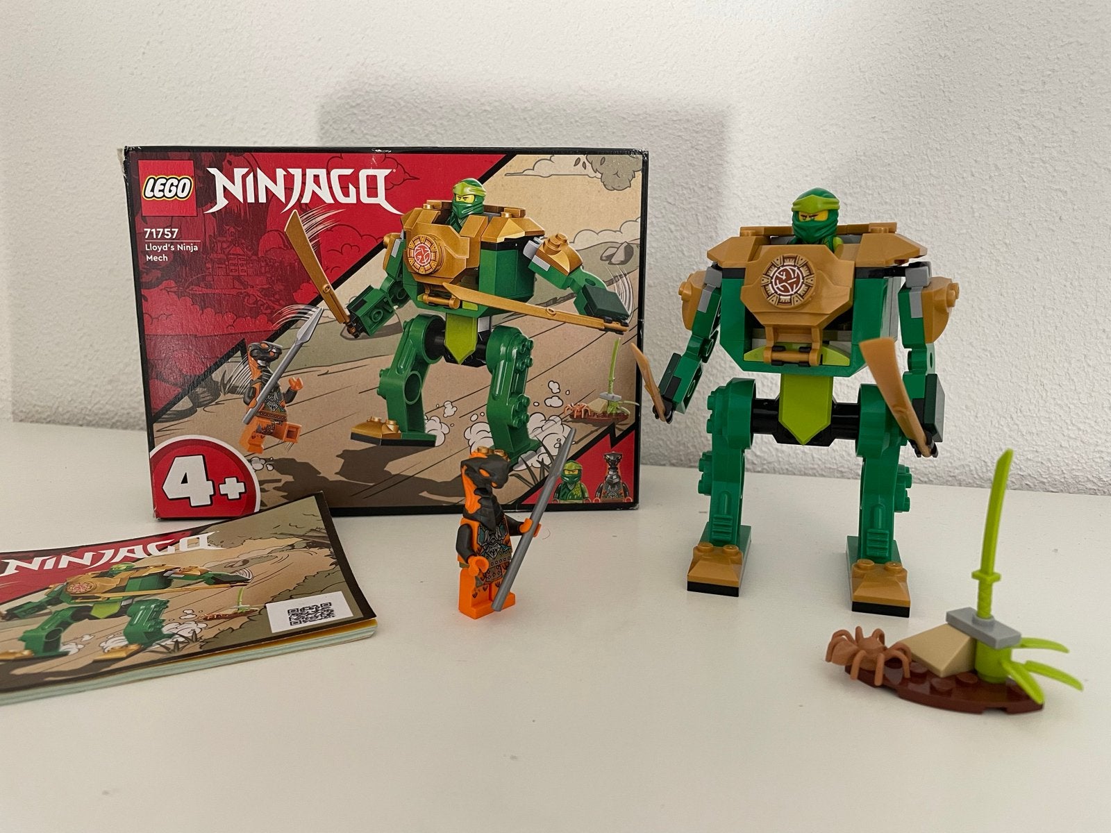 LEGO Ninjago 71757 Lloyd's Ninja Mech - Complete Set, Lego, Ophalen of Verzenden, Zo goed als nieuw, Compleet