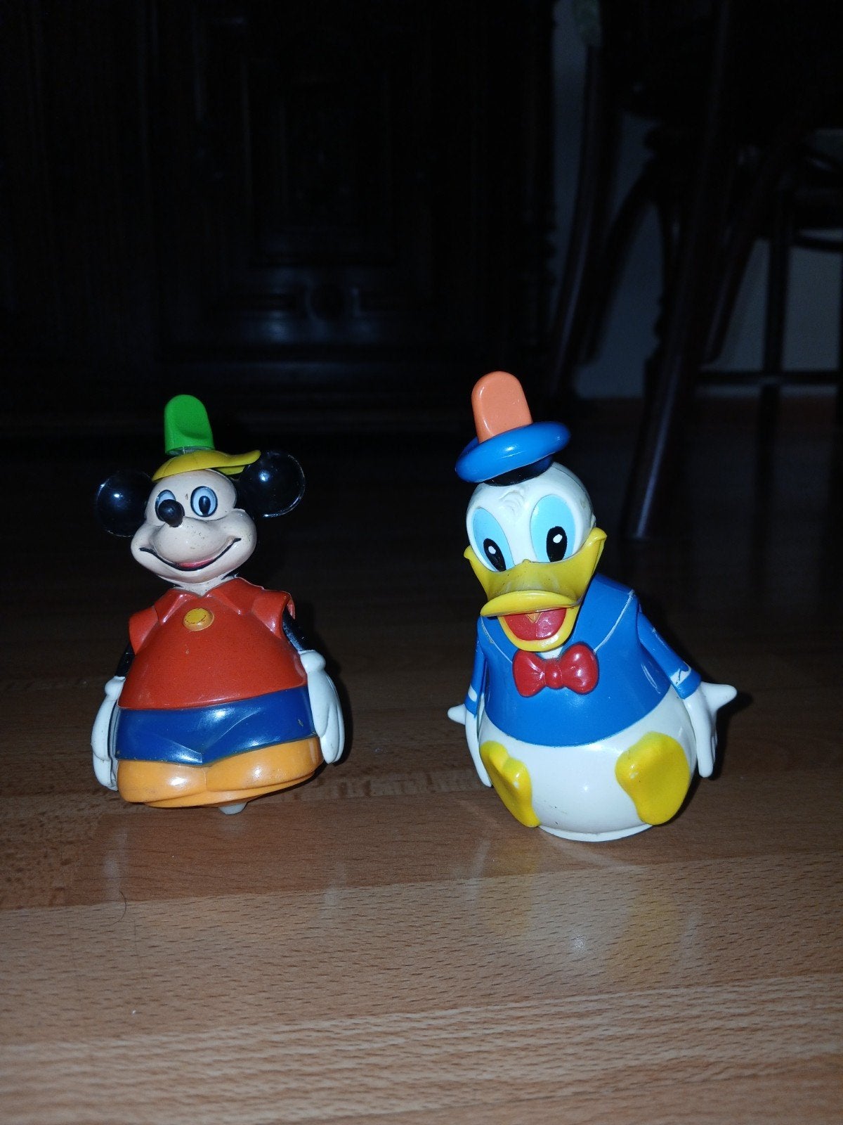 Vintage Disney Mickey Mouse en Donald Duck figuren, Ophalen of Verzenden, Gebruikt, Jongen of Meisje