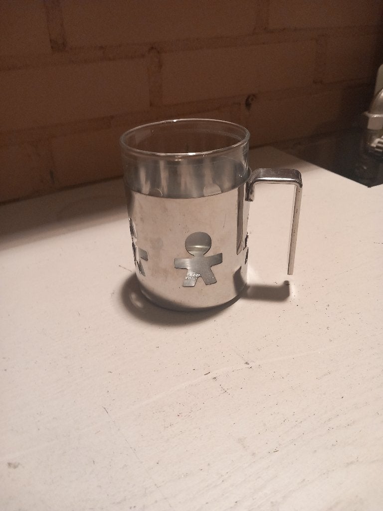 Allessi Theeglas, Glas of Glazen, Gebruikt, Ophalen of Verzenden, Overige stijlen