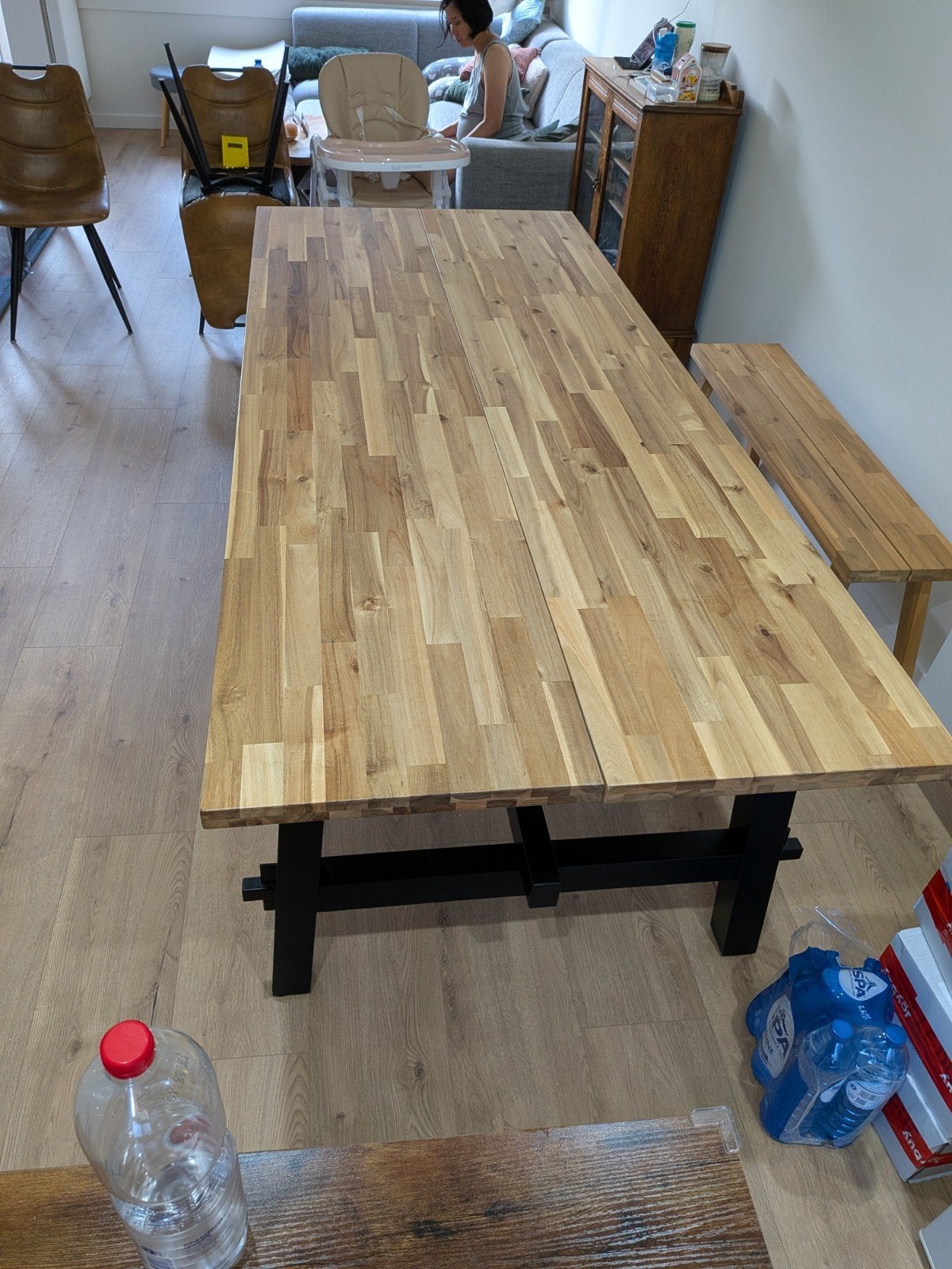 SKOGSTA IKEA Tafel, Ophalen, Gebruikt, 200 cm of meer, 50 tot 100 cm