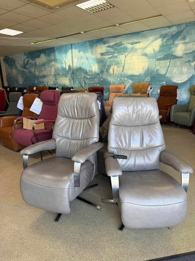 Relaxfauteuils Meubelzorg Granada relax stoel gratis bezorgd, Leer, Ophalen of Verzenden, Zo goed als nieuw, Ruime keus uit 100 modellen van alleen de top merken