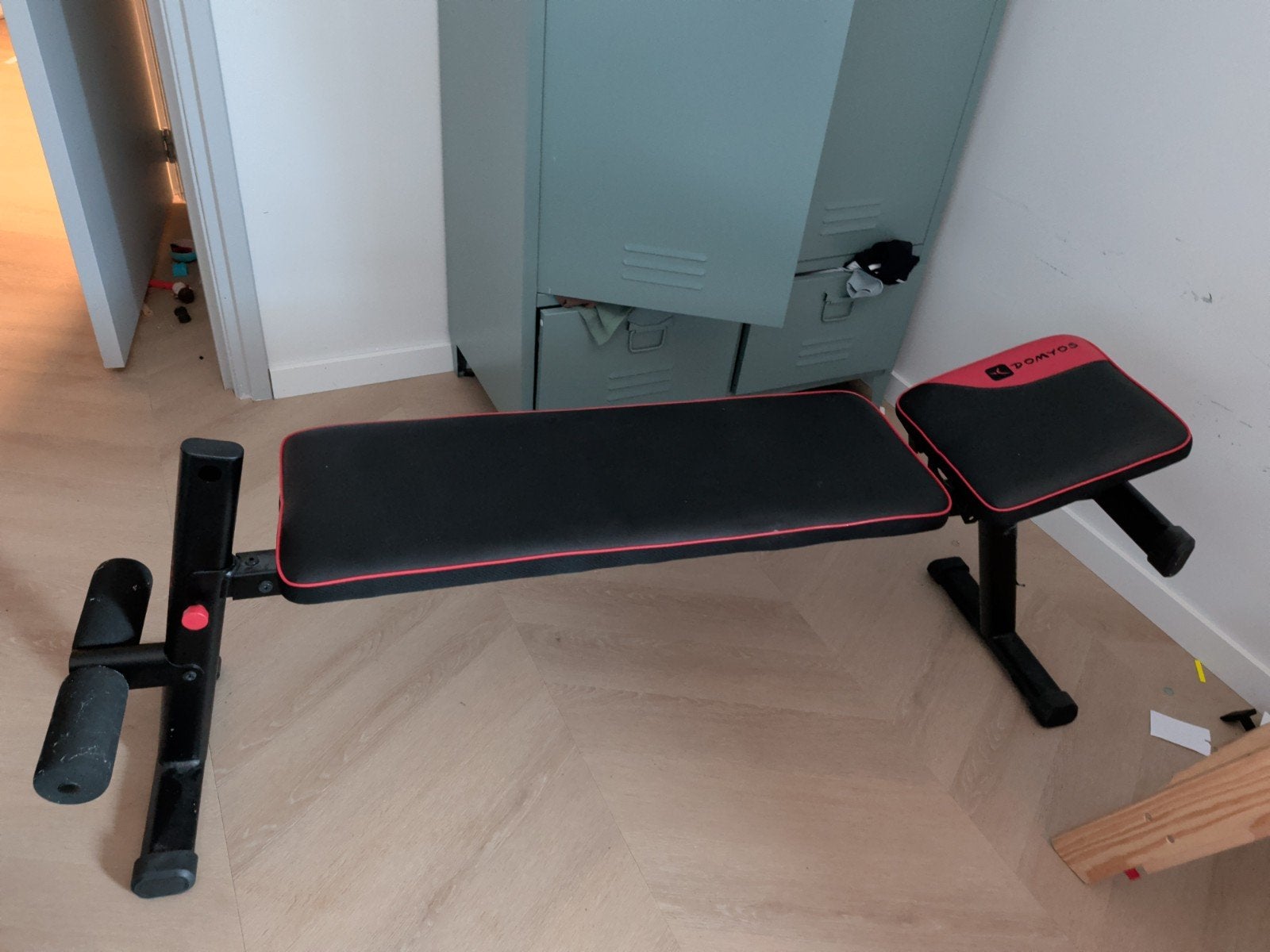 Verstelbare fitnessbank voor thuisgym, Ophalen of Verzenden, Gebruikt, Benen, Fitnessbank