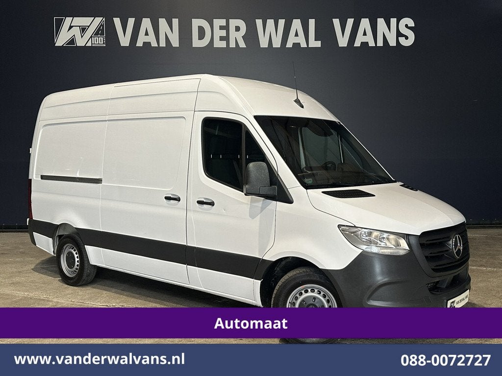 Mercedes-Benz Sprinter 317 CDI 170pk 9G-Tronic Automaat L2H2, Auto's, Gebruikt, 4 cilinders, Wit, Mercedes-Benz