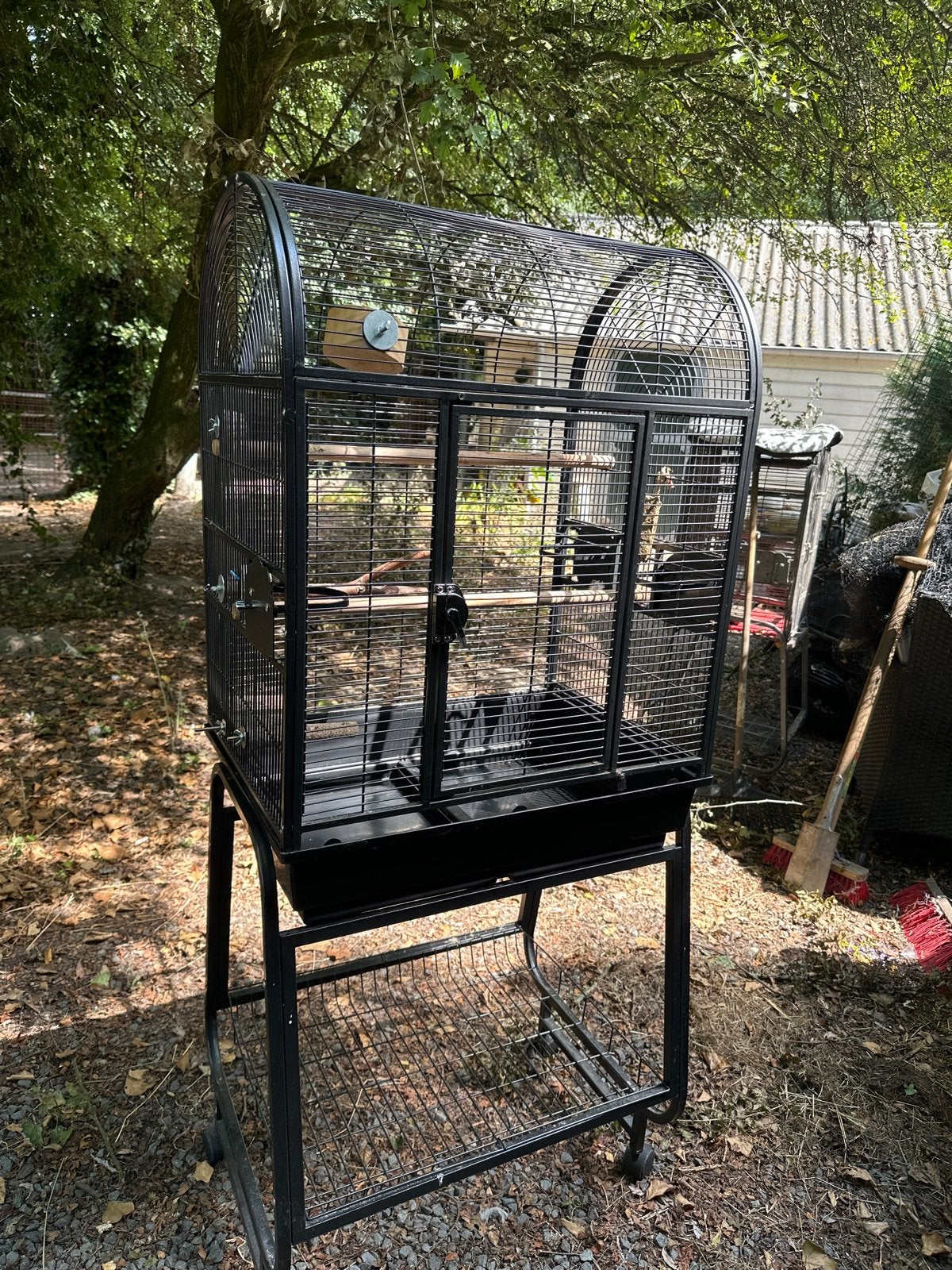Nette vogelkooi voor kleinere papegaai soorten, Ophalen, Metaal, Vogelkooi