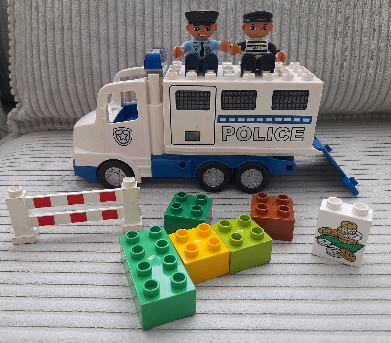 lego Duplo Politie Truck 5680, Ophalen of Verzenden, Zo goed als nieuw, Duplo, Complete set