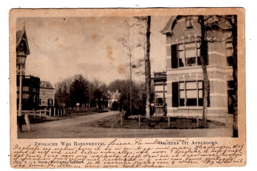 Apeldoorn 1899  de Rozenheuvel, Verzenden, Voor 1920, Gelopen, Gelderland