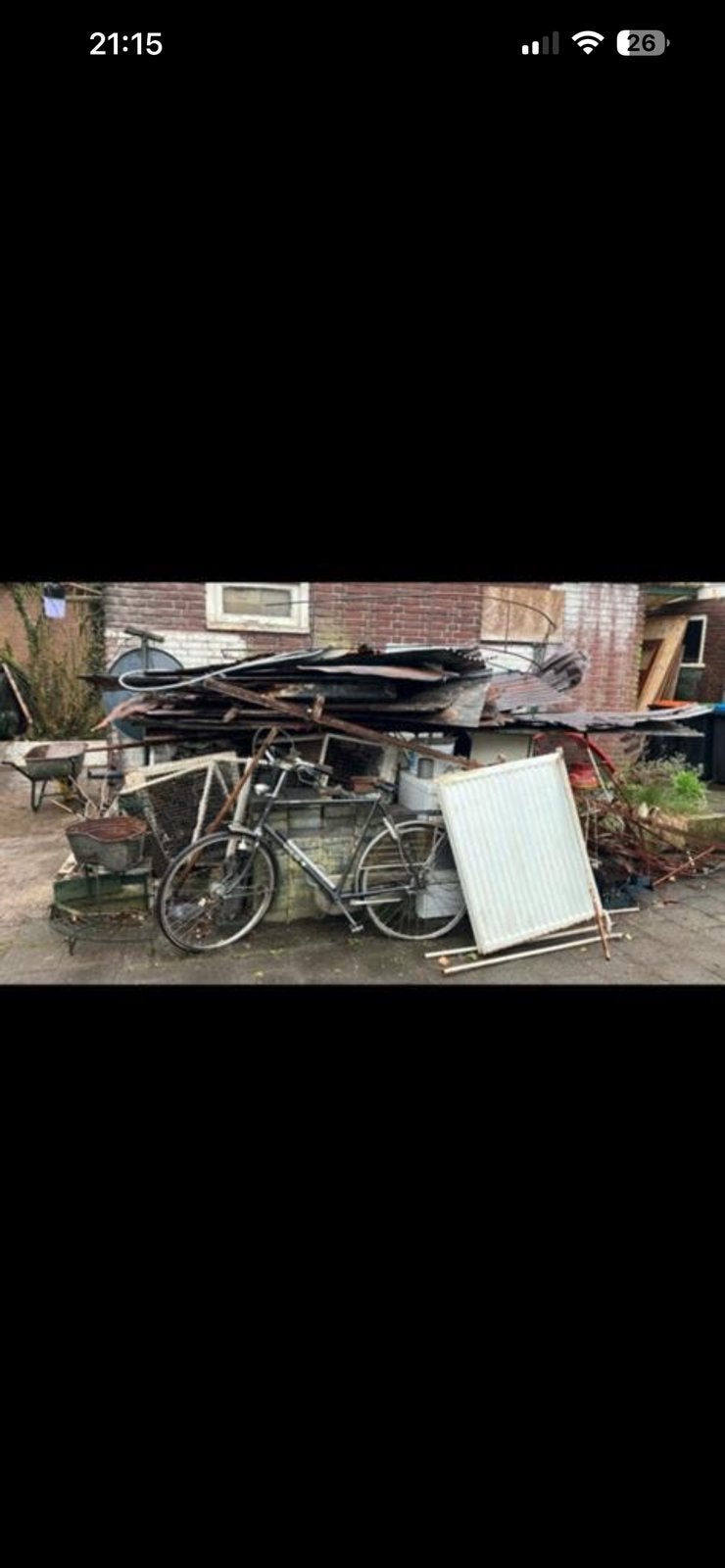 Gezocht ijzer en metalen, Ophalen, Zo goed als nieuw