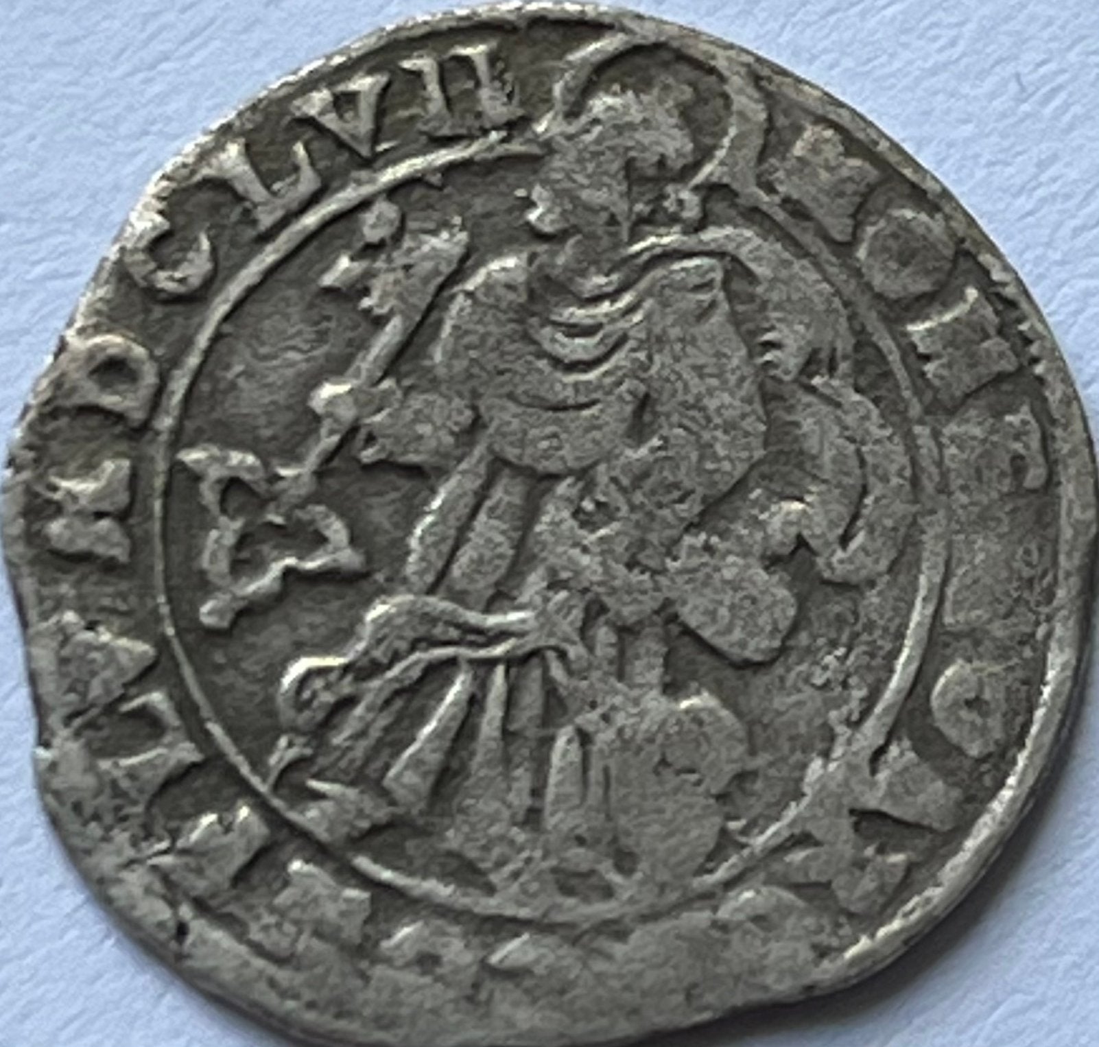 Trier zilveren petermannetje 1637, Ophalen of Verzenden, Duitsland, Losse munt, Zilver
