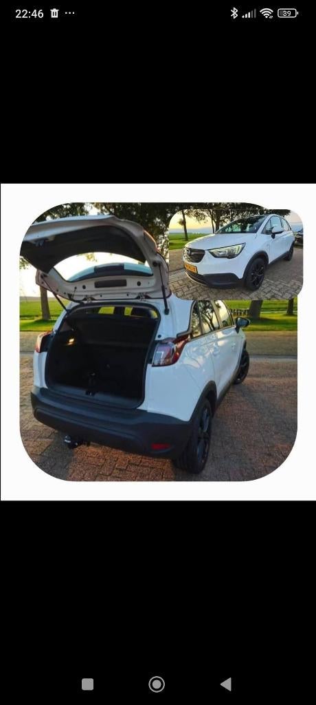 Opel Crossland X 1.2  2019 Wit  (Appel Carplay), Voorwielaandrijving, 83 pk, 1063 kg, Euro 6