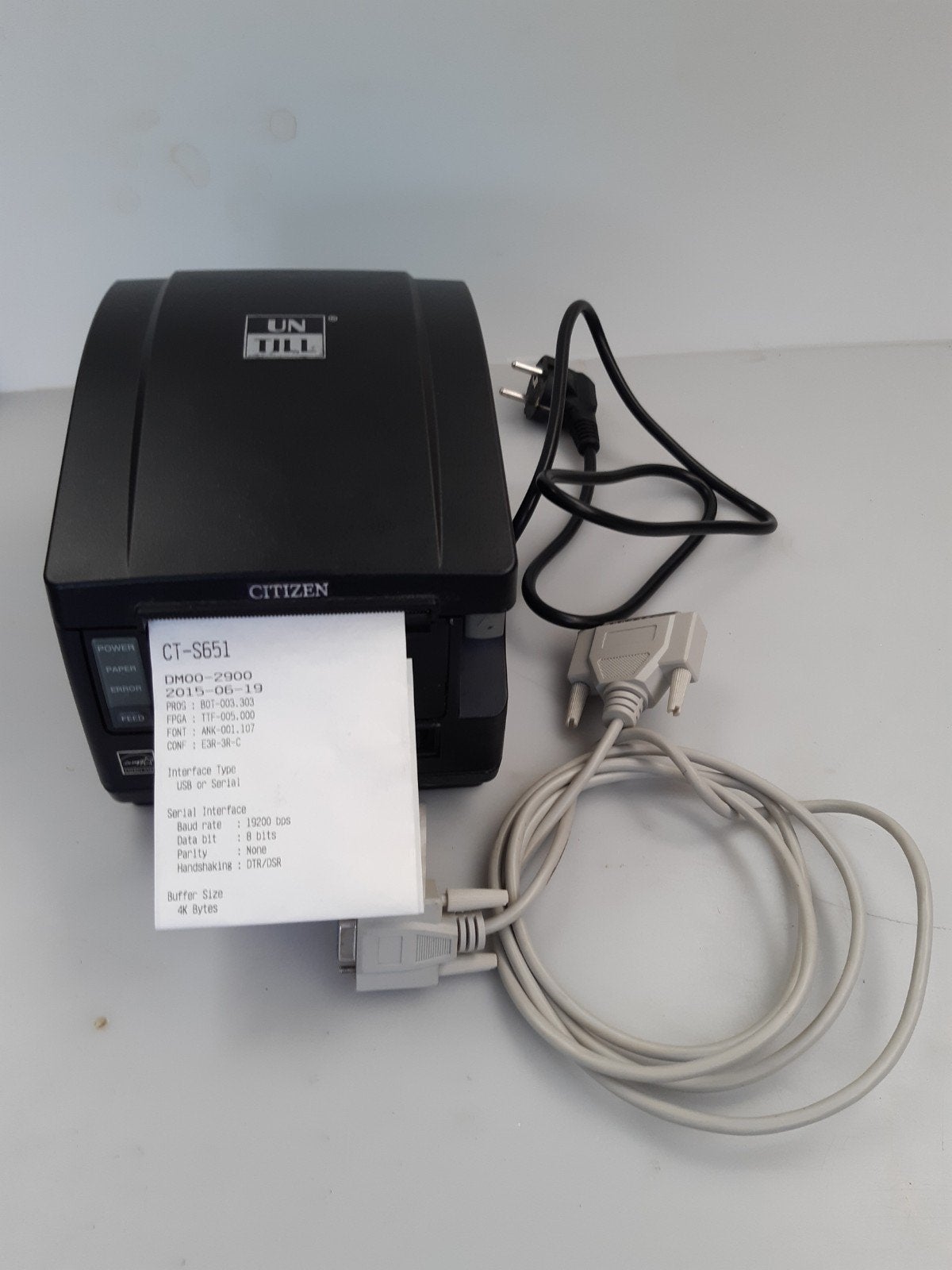 Citizen CT-S651Thermische Bonprinter POS - Zo goed als nieuw, Computers en Software, Printers, Ophalen, Zo goed als nieuw