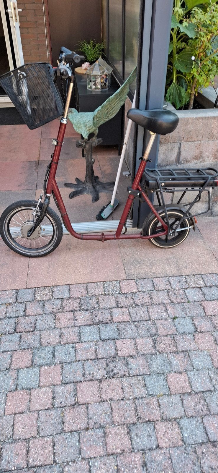 Compacte elektrische loopfiets met mand, Fietsen en Brommers, Elektrische fietsen, Gebruikt, Overige merken, Minder dan 47 cm