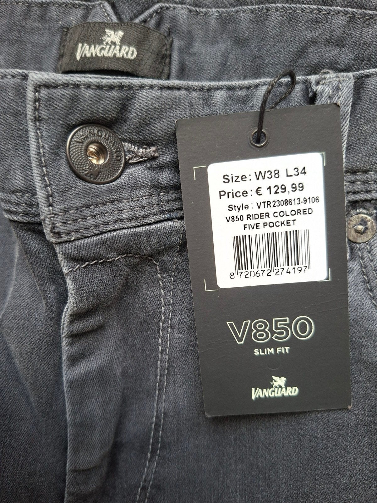 VANGUARD V850 slimfit jeans W38 L34 3 voor €149,95, Ophalen of Verzenden, Nieuw, W36 - W38 (confectie 52/54), Vanguard