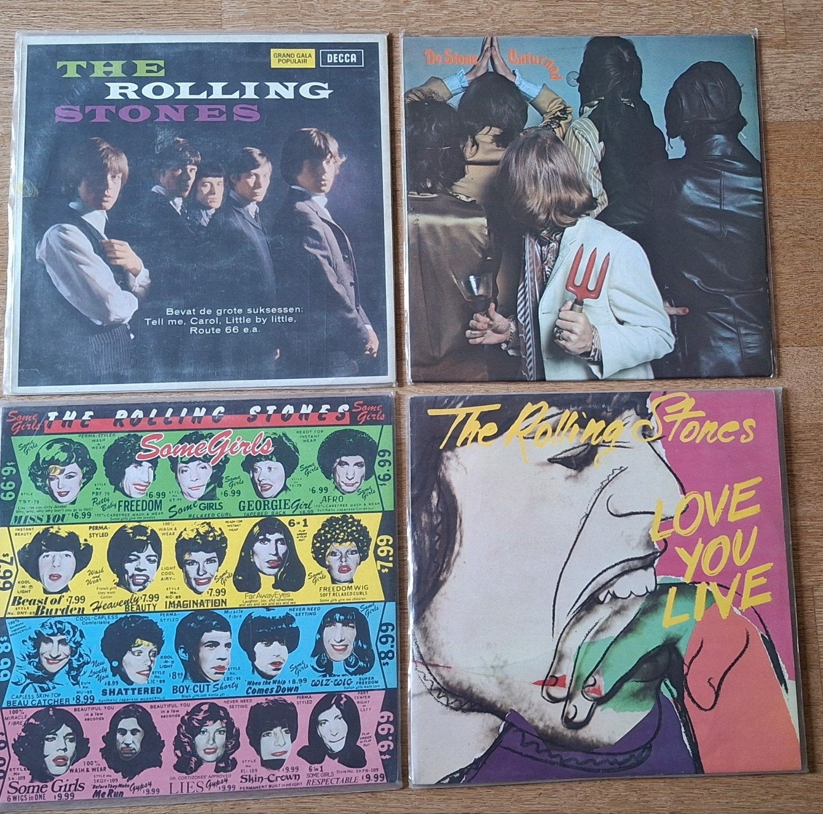 The Rolling Stones Vinyl Collectie: 4 LP's, Gebruikt, Ophalen of Verzenden, 12 inch, Poprock
