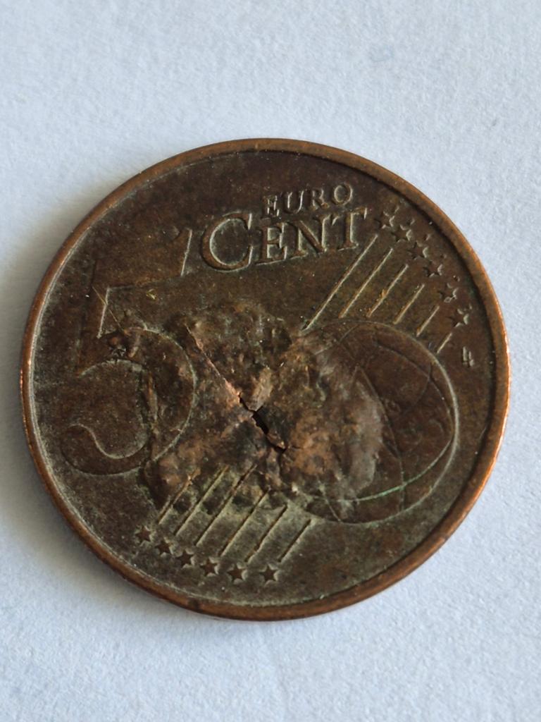 Misslag 5 cent Nederland 2010., Ophalen of Verzenden, Koningin Beatrix