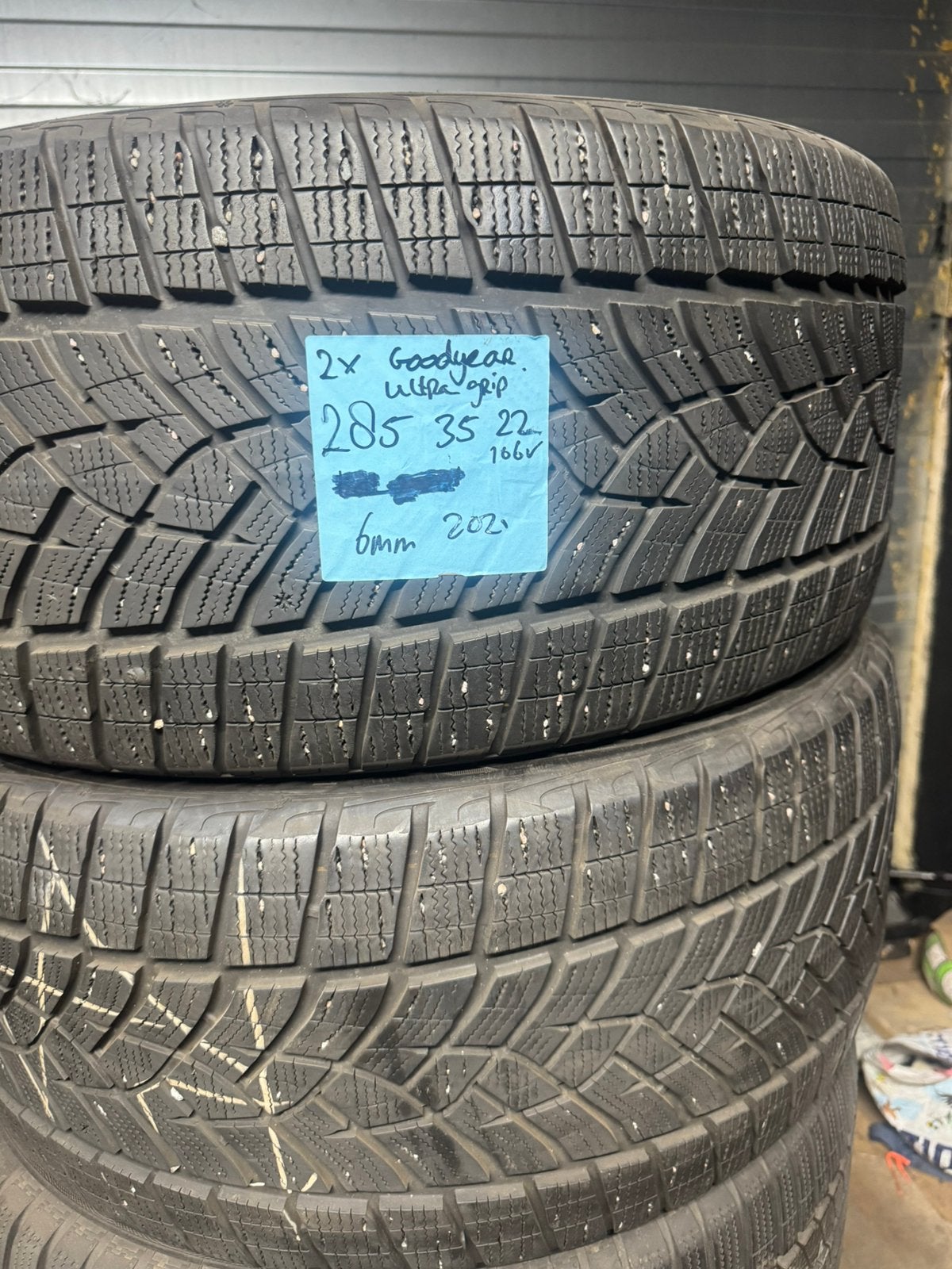 2x Goodyear UltraGrip Winterbanden 285/35/22 106V XL M+S, 285 mm, Overige maten, Band(en), Winterbanden