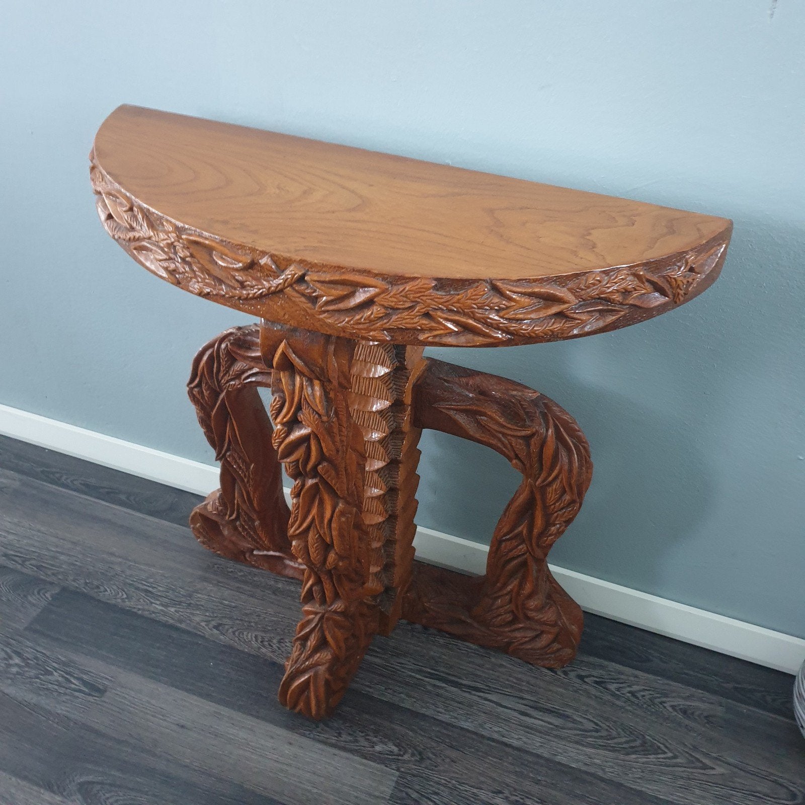 Massief houten Sidetable, Narrahout, Filipijns, Handgesneden, Antiek en Kunst, Ophalen