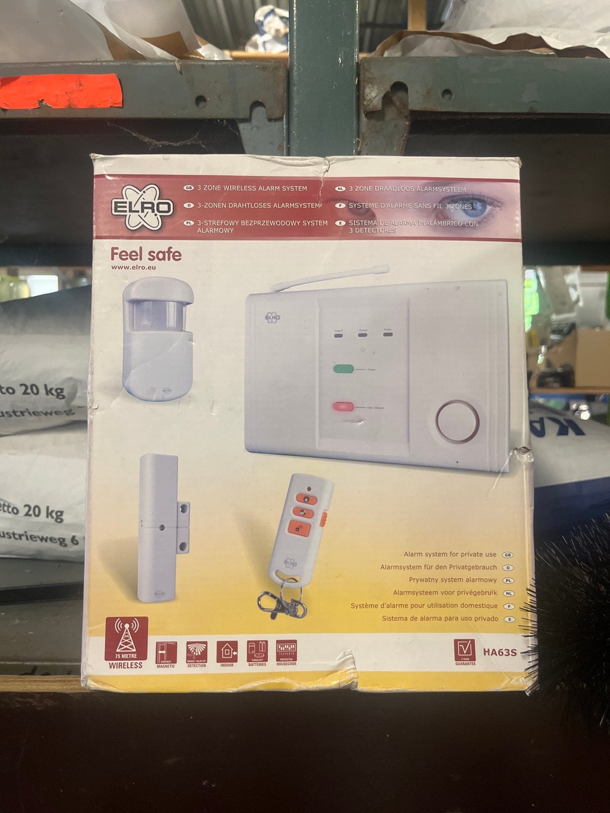 Nieuw Elro HA63S Draadloos Alarmsysteem - 3 Zones, Beweging, Onebeknd, Nieuw, Ophalen of Verzenden