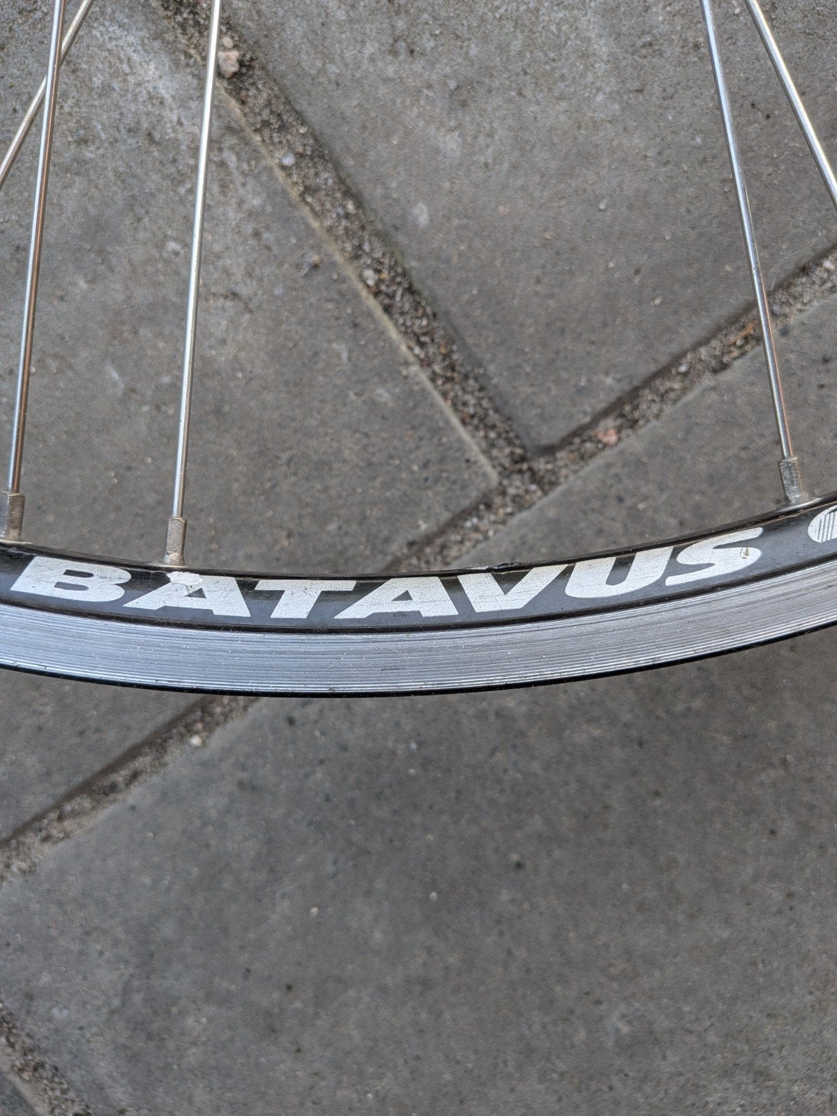 Batavus Shimano voorwiel, Fietsen en Brommers, Fietsonderdelen, Wiel, Gebruikt, Tijdrit-/triatlonfiets, Batavus