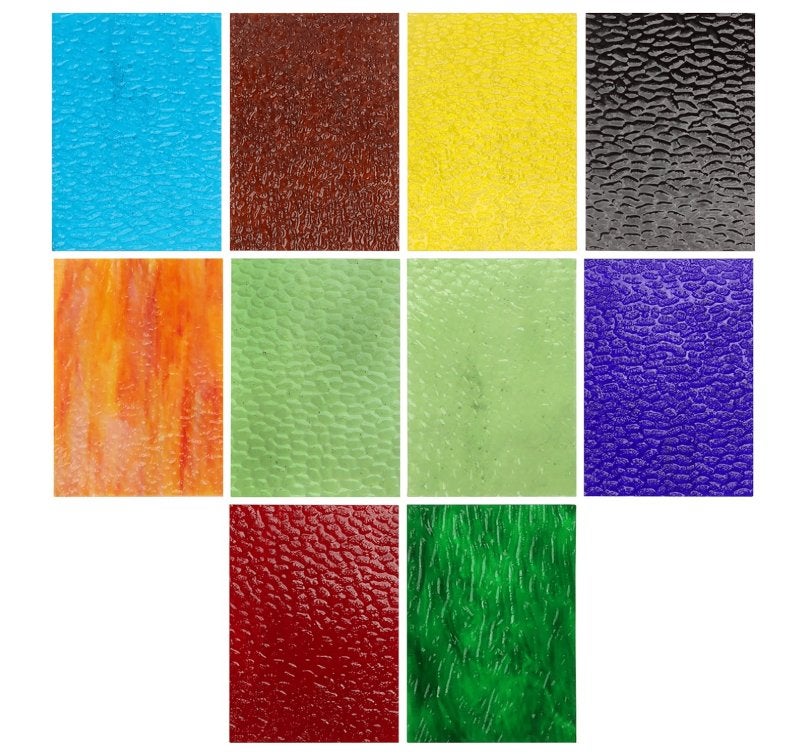 Mosaic Leaves Glass, Ophalen, Zo goed als nieuw