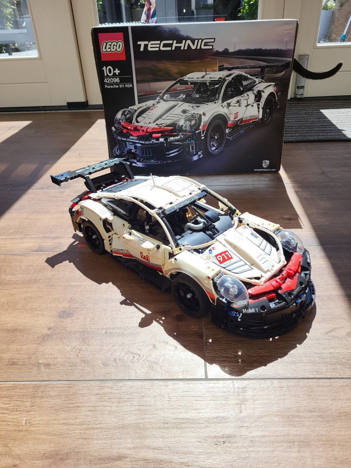 LEGO Technic Porsche 911 RSR (42096) met boekje, Ophalen of Verzenden, Zo goed als nieuw