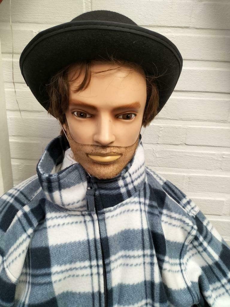  Abraham pop netjes gekleed met masker naar keuze., Ophalen, Nieuw, Abraham of Sarah