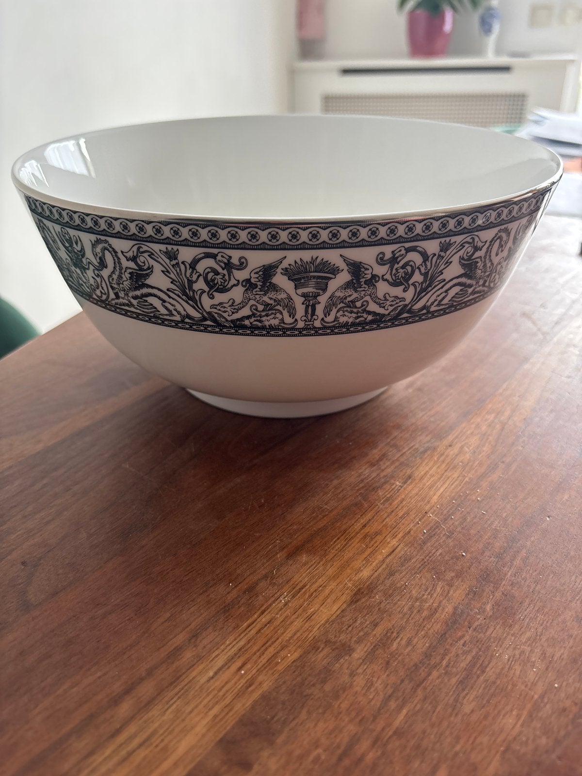 Grote Wedgwood Contrasts schaal 25 cm - Zeer goede staat, Ophalen, Klassiek, Zo goed als nieuw, Kom(men)