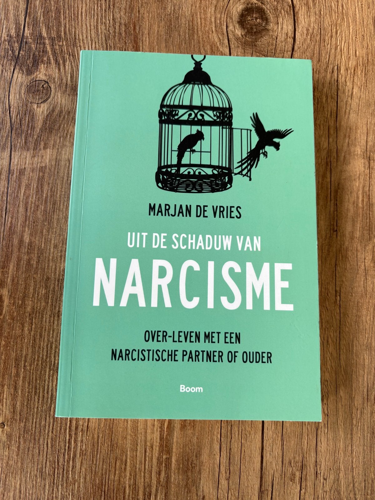 Uit de schaduw van narcisme - Marjan de Vries, Boeken, Verzenden, Zo goed als nieuw, Klinische psychologie