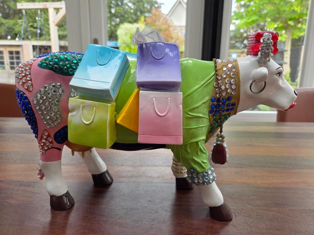 CowParade Ms. Moolevard EXTRA LARGE polyresin - Onbeschadigd, Verzamelen, Beelden en Beeldjes, Ophalen of Verzenden, Zo goed als nieuw