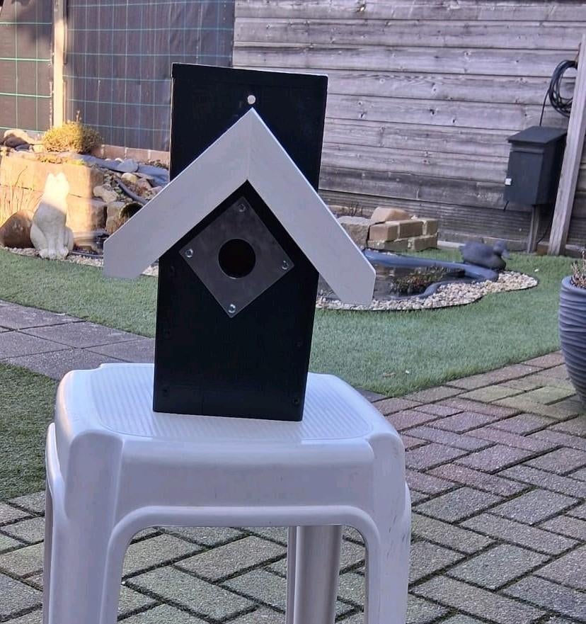 Vogelhuisje / nestkastjes groen/wit, Tuin en Terras, Ophalen, Kunststof