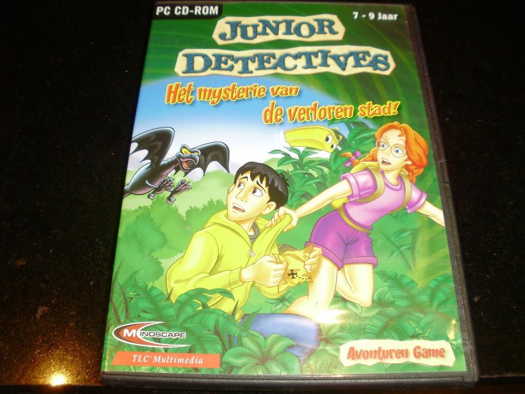 Junior Detectives  CDrom Het mysterie van de verloren schat, Ophalen of Verzenden, Gebruikt
